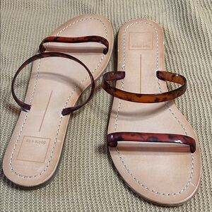 Dolce Vita Women's Brown Tortoise Sandals